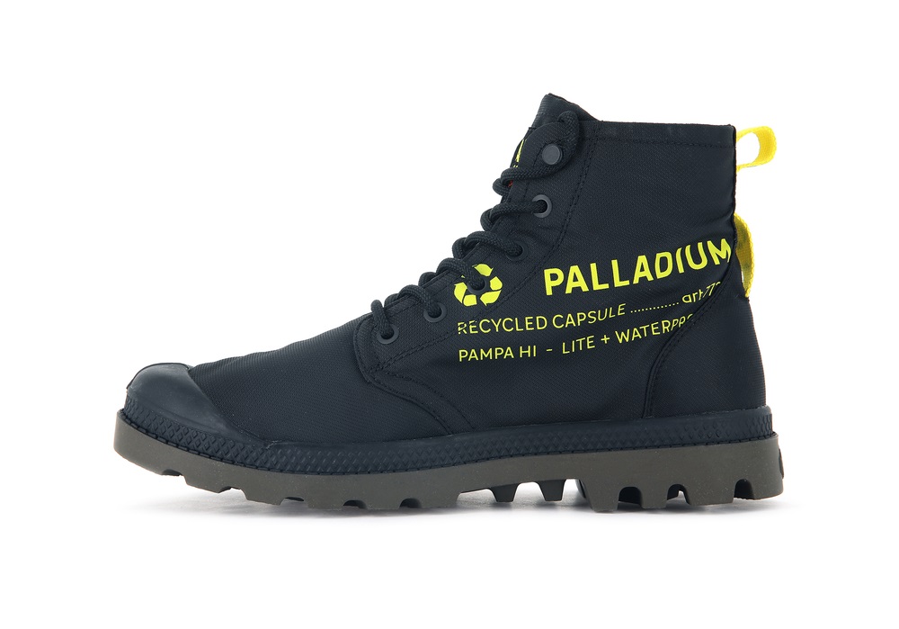 Botas Palladium PAMPA RECYCLE WATERPROOF+ 2 Mujer Negras | Costa Rica-79361